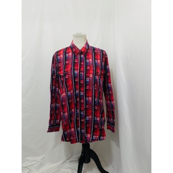 Mens size large  Mesa Men's Button-Down Shirt Multicolor Long Sleeve Size Large - Picture 2 of 8